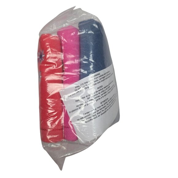 Georgiabags 100% Cotton Embroidered Hand Towels Set Of 3 NIP - Picture 3 of 7